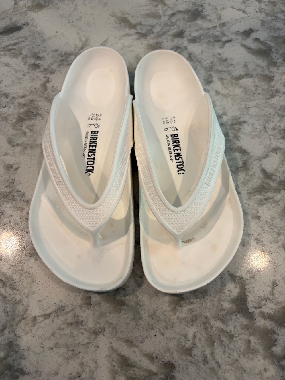 Birkenstock White Women's EVA Flip Flop Sandals